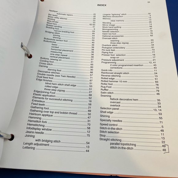 VTG 1994 Viking Husqvarna Owner’s Handbook One-Touch Computer Sewing Machines - Picture 11 of 13